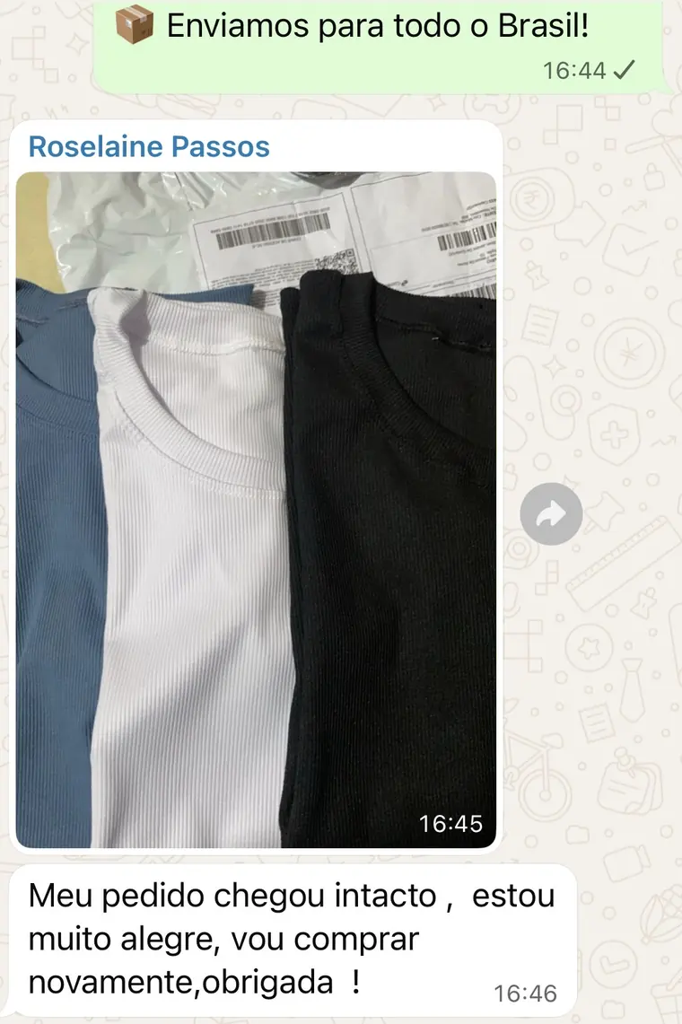 Depoimento real de cliente satisfeita com sua compra